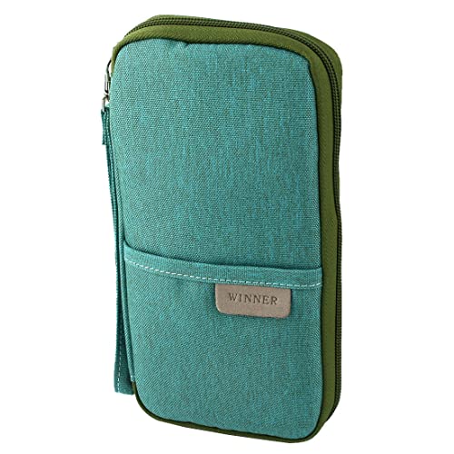 Ruilogod Business Travel Passport Inhaber Credit ID Karten Geldbörse Fall Zertifikat Tasche Grün von Ruilogod