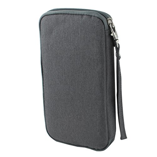 Ruilogod Business Travel Passport Inhaber Credit ID Karten Geldbörse Fall Zertifikat Tasche grau von Ruilogod