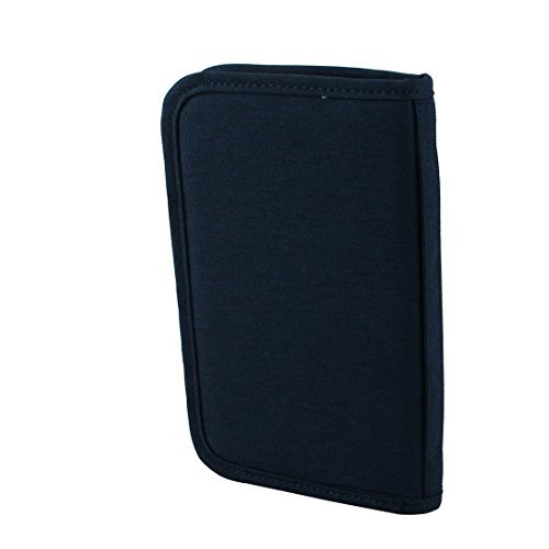 Ruilogod Business Travel Passport Inhaber Kredit ID Karten Geldbörse Beutel Zertifikat Bag Navy Blau von Ruilogod