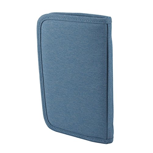 Ruilogod Business Travel Passport Inhaber Kredit ID Karten Geldbörse Beutel Zertifikat Tasche Hellblau von Ruilogod