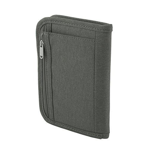 Ruilogod Business Travel Passport Inhaber Kreditausweise Cash Geldbörse Abdeckung Dokumentenbeutel dunkelgrau von Ruilogod
