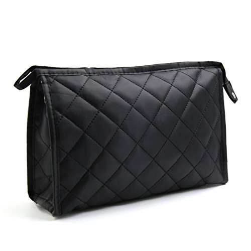 Ruilogod Check Rechteck Reißverschluss Damen Makeup Kosmetische Halter Tasche Organizer Beutel Ruilogod Check Rechteck Reißverschluss Damen Makeup Kosmetische Halter Tasche Organizer Beutel von Ruilogod