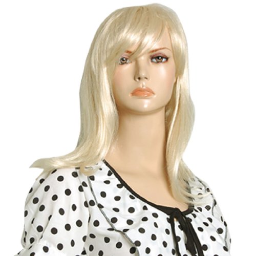 Ruilogod Club lange gerade blonde Perücke Haar für Frauen von Ruilogod