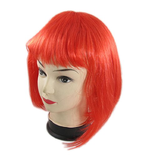 Ruilogod Cosplay rote kurze -Art-Straight-Haar-Perücke Wig mit von Ruilogod