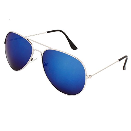 Ruilogod Dame Form Blue Mirror Lens Freizeitbrillen Sonnenbrillen von Ruilogod
