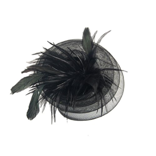 Ruilogod Dame Hochzeit schwarzer Netz Blume Alligator Hairclip Brosche Ruilogod Dame Hochzeit schwarzer Netz Blume Alligator Hairclip Brosche von Ruilogod