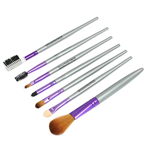 Ruilogod Dame Lippe Lidschatten Blush Pinsel Augenbraue Kamm Kosmetisches Werkzeugsatz 7 in 1 von Ruilogod