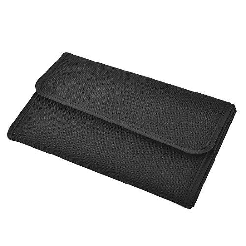 Ruilogod Digitalkameraobjektiv 10 Taschen tragen Taschenbeutel Halter Filter Geldbörse von Ruilogod