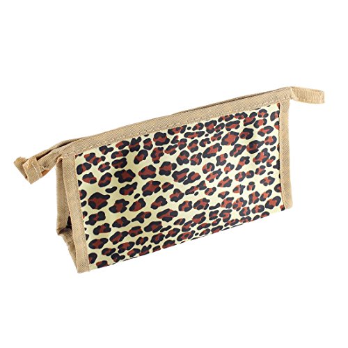 Ruilogod Druck-Leopard-Zip Up-Dame-Frauen Make-up-Halter Kosmetik-Beutel-Beutel von Ruilogod