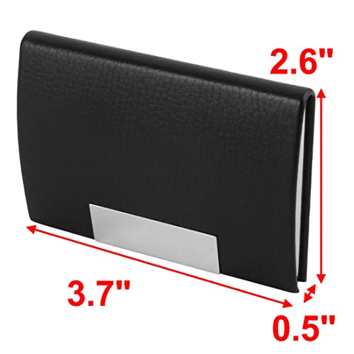 Ruilogod Faux Leder Outdoor Reise Magnetischer Schließung Geschäftsname Karten Fallhalter 3 Packung von Ruilogod