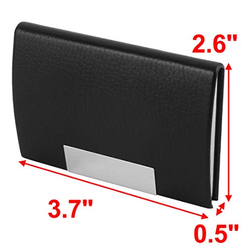Ruilogod Faux Leder Outdoor Reisen Magnetischer Schließung Geschäftsname Karten Fallhalter 3 Packung von Ruilogod