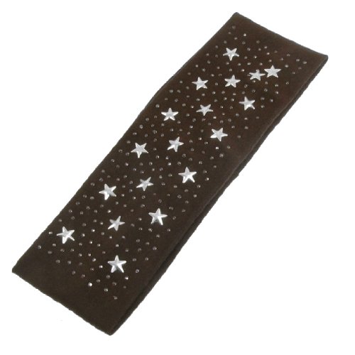 Ruilogod Frau Sterne Rhinestuds Dekor ELASTIC Sports Stirnband Schweißband 2 Stück von Ruilogod