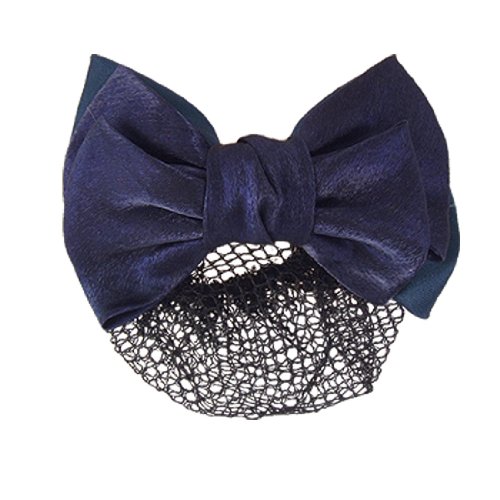 Ruilogod Frau dunkelblaues Polyester Bowknot Barrette Snoodnetto Haarspange Ruilogod Frau dunkelblaues Polyester Bowknot Barrette Snoodnetto Haarspange von Ruilogod