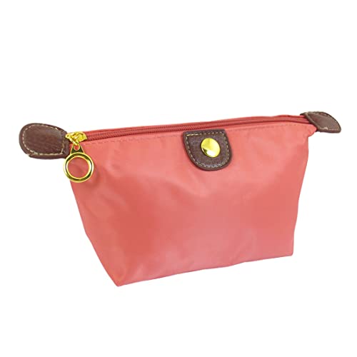 Ruilogod Frau mit Reißverschluss Nylon Kosmetik Up Bag Pink Make von Ruilogod
