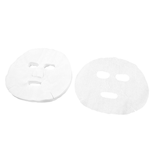 Ruilogod Frauen 50 PC weiße Make-up Vergrößerungs Baumwolle Gesichtsmaske Blatt von Ruilogod