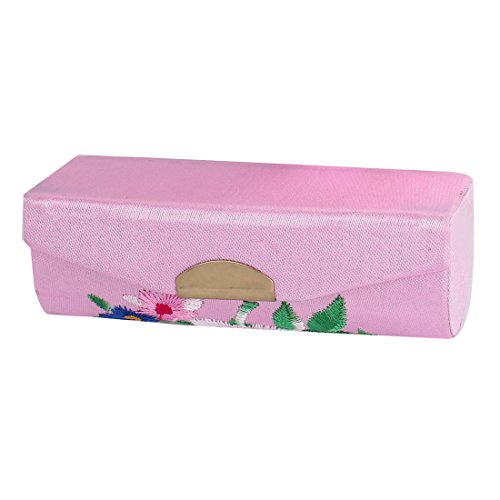 Ruilogod Frauen Blumendrucke Lippenstift Lippe Stick Case Schmuckhalter Rosa von Ruilogod
