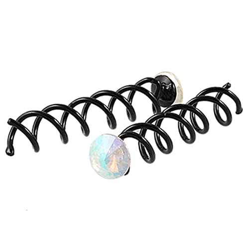 Ruilogod Frauen Bunte Strass Dekor Haarnadel-Braid-Verzierung Schwarz Ruilogod Frauen Bunte Strass Dekor Haarnadel-Braid-Verzierung Schwarz von Ruilogod