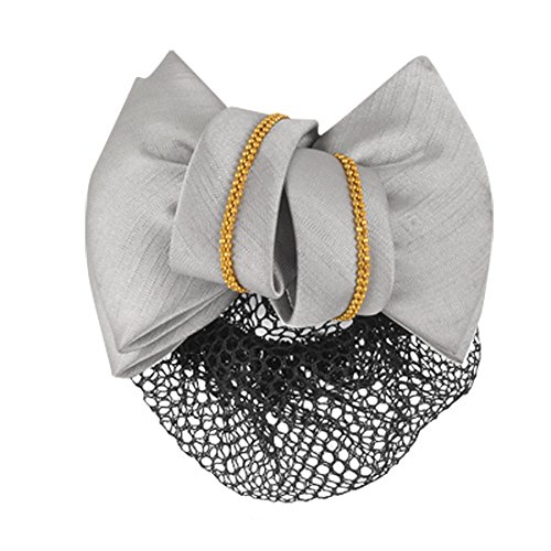 Ruilogod Frauen Ornament Doppel Grau Bowknots Metall Haarspange Ruilogod Frauen Ornament Doppel Grau Bowknots Metall Haarspange von Ruilogod