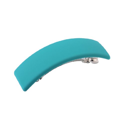 Ruilogod Frauen Teal Plastic Bogen Rechteck Hair Clip Barrette Hairclip von Ruilogod
