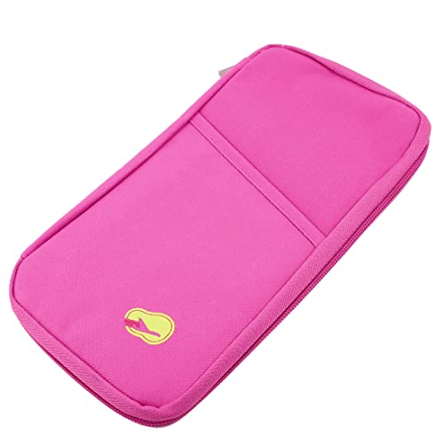 Ruilogod Fuchsia-Taschen in der Reißverschluss-Top-Verschluss-Visitenkarten-Pass-Tasche Ruilogod Fuchsia-Taschen in der Reißverschluss-Top-Verschluss-Visitenkarten-Pass-Tasche von Ruilogod