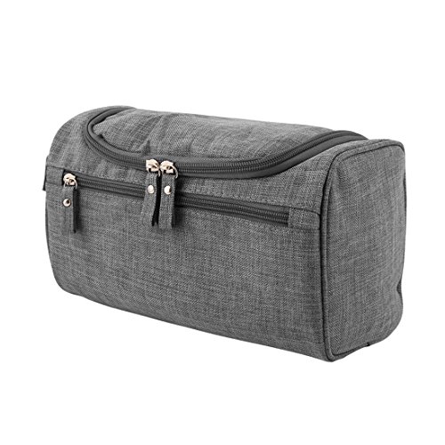 Ruilogod Hängende Reise Kulturbeutel Organizer Kosmetische Aufbewahrungstasche WASSE WASSE KOSTENFASSER CASE Frosted Gray von Ruilogod
