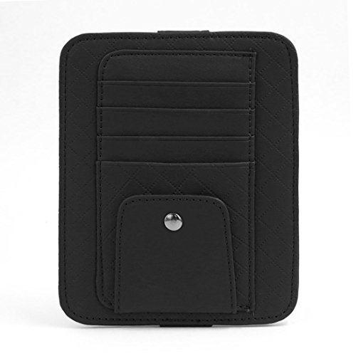 Ruilogod Haken Klettverschluss-Kasten Geschäfts-Namenskartenhalter-Taschen-Schwarz von Ruilogod
