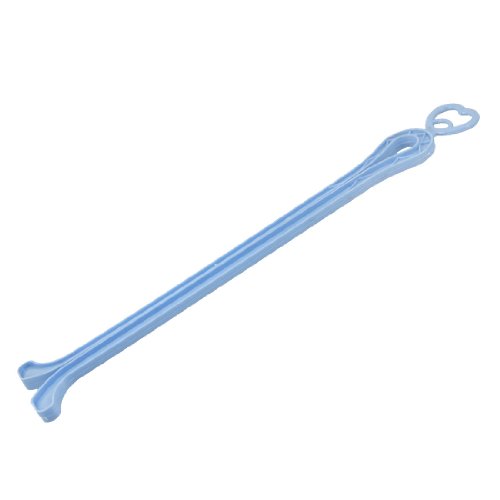 Ruilogod Hartkunststoff lange Stiefel Schuhe Standhalter Shaper 19,3 Zoll blau von Ruilogod