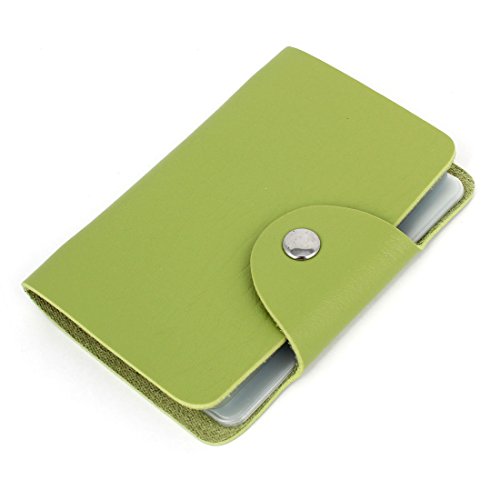 Ruilogod Hellgrün Kunstleder Business Credit VIP-Taschen-Kasten-Halter von Ruilogod