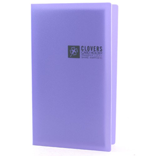Ruilogod Hellpurpurrotes Rechteck Notebook-Stil 120 Taschen Bankkartenfall von Ruilogod