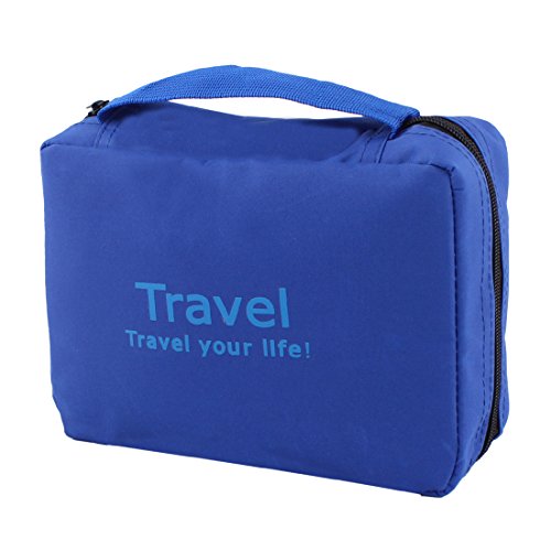 Ruilogod Kosmetikkosmetik-Make-up-Lagerung Waschen-Organizer Hängende Tasche dunkelblau von Ruilogod