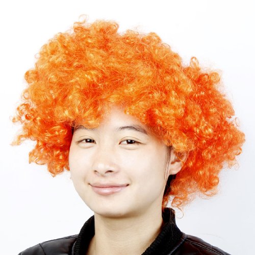 Ruilogod Kostüm-Party Clown Perücke Wild Willig up Haarstück Orange von Ruilogod