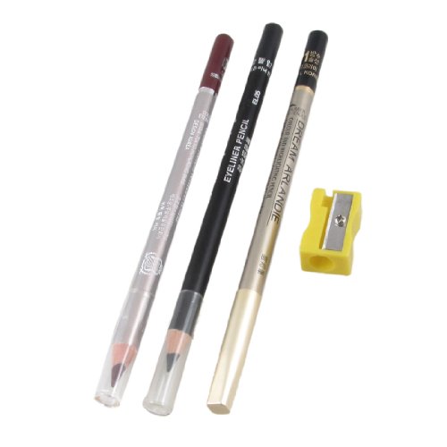 Ruilogod Lady 4 in 1 Schwarz Rot Tip Farbeeyeliner # 01# 09 Augenbrauenstift Makeup-Werkzeug-Set Ruilogod Lady 4 in 1 Schwarz Rot Tip Farbeeyeliner # 01# 09 Augenbrauenstift Makeup-Werkzeug-Set von Ruilogod