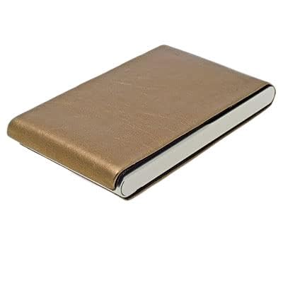 Ruilogod Leder Business Credit Name ID-Kartenhalter-Box von Ruilogod