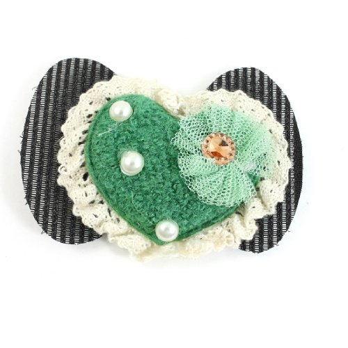 Ruilogod Mädchen Grüne Herzen Design Haar Fringe Halter Make-up Aufkleber Pad Stabilisator Ruilogod Mädchen Grüne Herzen Design Haar Fringe Halter Make-up Aufkleber Pad Stabilisator von Ruilogod