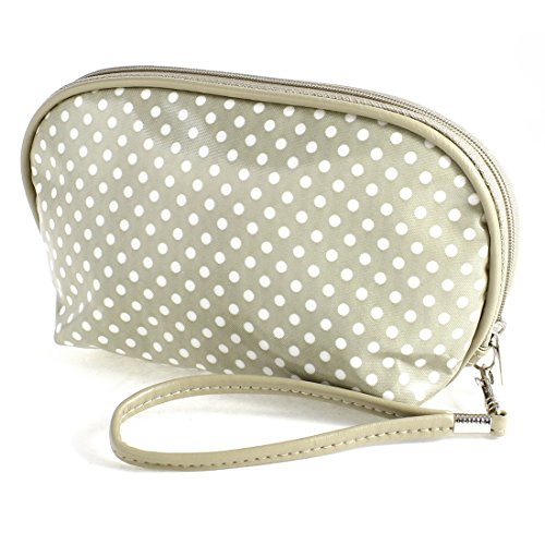 Ruilogod Mädchen Reißverschluss Olivgrün Make Up Tasche Tasche schwarz mit Handschlaufe von Ruilogod