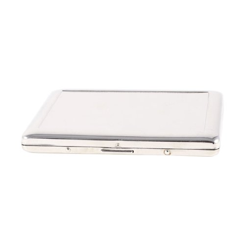 Ruilogod Männer Silber Ton Polierter Rechteck-Geschäftsname-Karten-Fall 10.5x7.5cm von Ruilogod