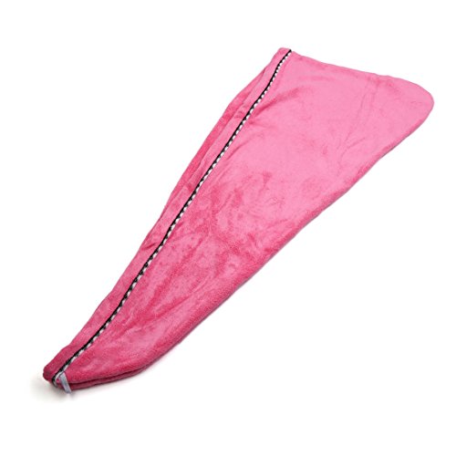 Ruilogod Magenta Weiche Bath Spa Dusch-Haar Schnell schnell trocknend Absorbent Twist Handtuch Wrap-Hut-Kappe Turban von Ruilogod