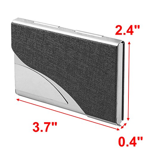 Ruilogod Metall Outdoor Reisende Geschäftsname kreditausweise Karte case Halter Organizer grau von Ruilogod