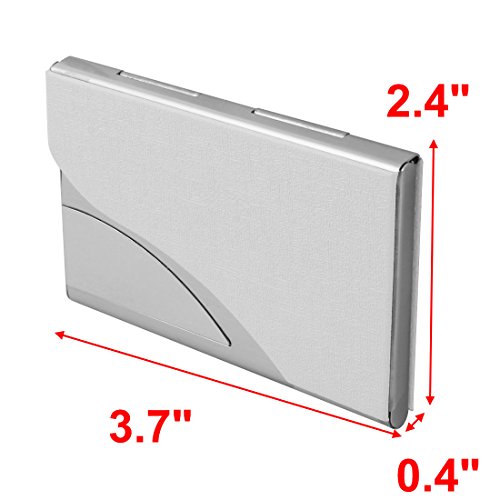 Ruilogod Metall Outdoor Reisende geschäftsname Credit id Card case Halter Organizer weiß von Ruilogod