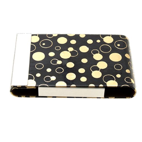 Ruilogod Mode-Taschen-magnetische Flip-Cover Black Visitenkarten-Fallhalter von Ruilogod