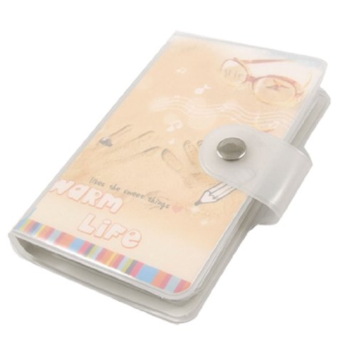 Ruilogod Musical Note Drucken PVC-Plastikabdeckung 10 Blatt Visitenkartenhalter von Ruilogod