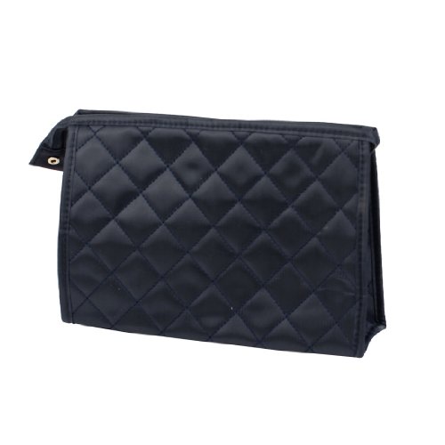 Ruilogod Navy Blue Grids Design bilden Kosmetiktasche Organizer für Frauen von Ruilogod