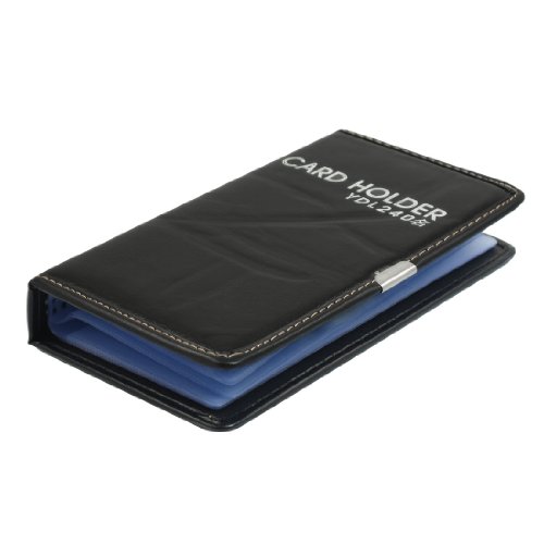 Ruilogod Notebook-Design 80 Seiten 240 Taschen Business ID Card Organizer Fall schwarz von Ruilogod