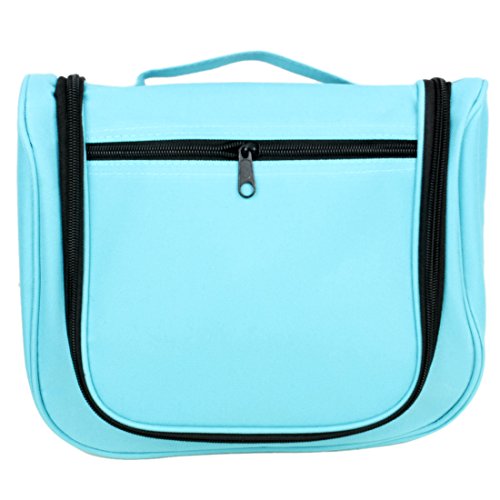 Ruilogod Nylon Outdoor Reise Make-up trägt lagerung Organizer waschen Tasche blau von Ruilogod