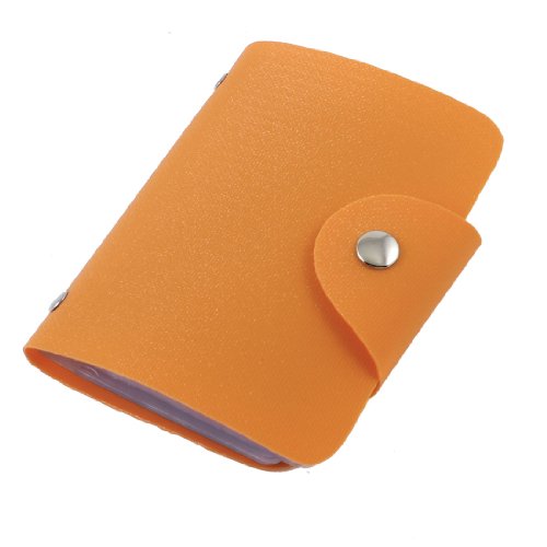Ruilogod Orange Funkelnde 26 Blatt Business Credit Card Fallhalter Taschen von Ruilogod