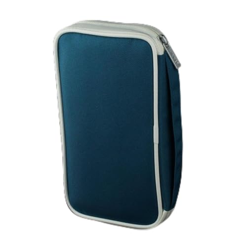Ruilogod Outdoor Travel Passport Inhaber Credit ID-Karte Geldbörse Geldbörse Fallabdeckung Dokumentenbeutel s Teal Blau von Ruilogod