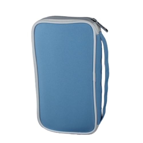 Ruilogod Outdoor Travel Passport Inhaber Credit ID-Karte Geldbörse Geldbörse Fallabdeckung Dokumententasche S himmelblau von Ruilogod