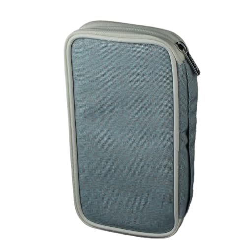 Ruilogod Outdoor Travel Passport Inhaber Credit ID-Karte Geldbörse Geldbörse Fallabdeckung Dokumenttasche s grau von Ruilogod
