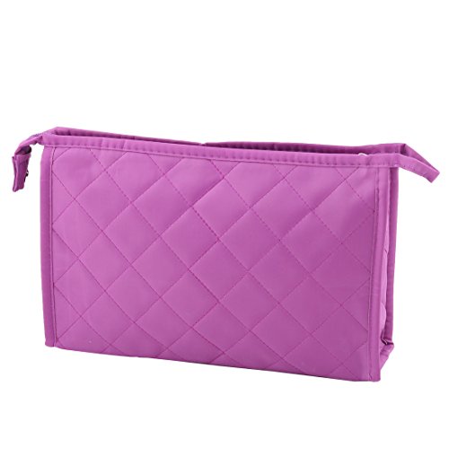 Ruilogod Polyester Plaid Designed Damen mit Reißverschluss beweglicher kosmetischer Organisator-Beutel Puple von Ruilogod
