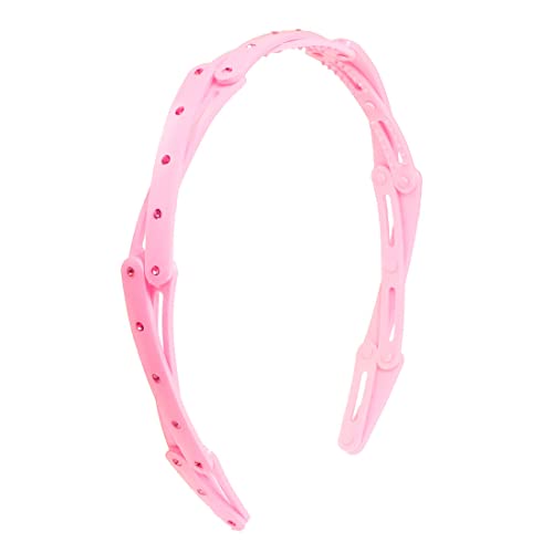 Ruilogod Reise Faltbare rosa Kunststoff-Rahmen-Haar-Band-Band-Stirnband für Frau von Ruilogod